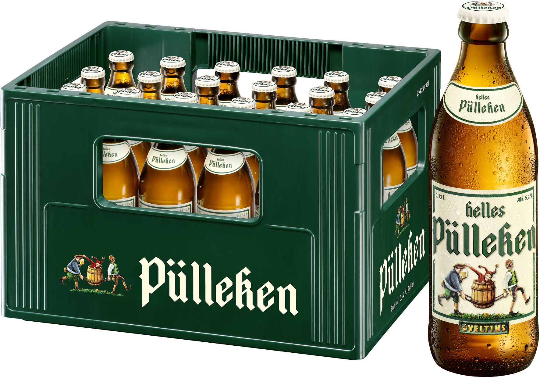 Veltins Pülleken Helles 24x0,33 L MW